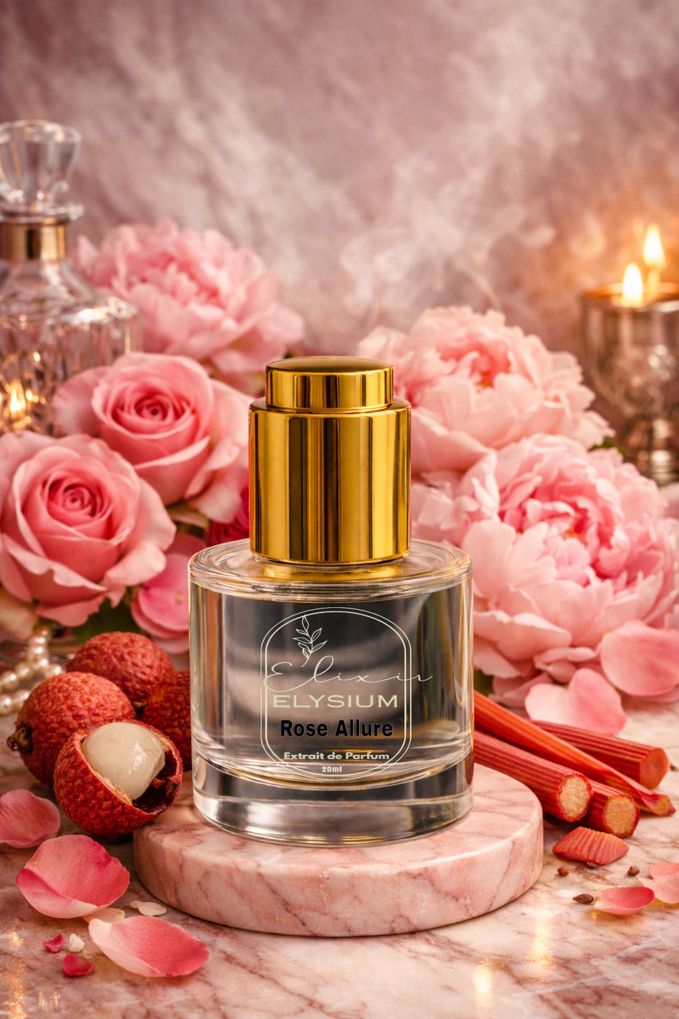 Rose Allure Perfume Oil – Lychee, Rose & Vanilla Luxury Scent